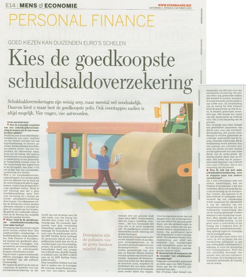 schuldsaldoverzekering artikel Tijd