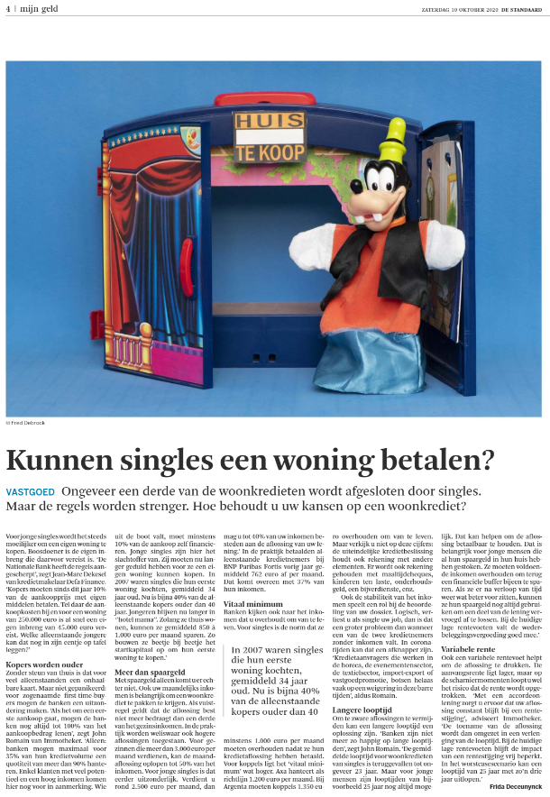 Hoe behoudt u uw kansen op een woonkrediet ?